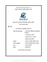 BÁO cáo CHUYÊN đề học PHẦN môn mã NGUỒN mở đề tài xây DỰNG WEBSITE bán XE 
