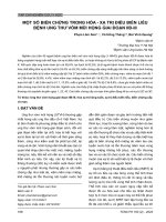 Một số biến chứng trong hóa - xạ trị điều biến liều bệnh ung thư vòm mũi họng giai đoạn IIB-III