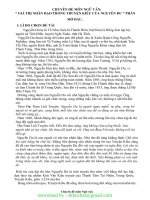 (SKKN CHẤT 2020) chuyên đề giá trị nhân đạo trong truyện kiều của nguyễn du 