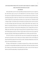 GIẢI PHÁP NHẰM NÂNG CAO CHẤT LƯỢNG  đội NGŨ LAO ĐỘNG tại bộ PHẬN NHÀ HÀNG SILVER SEA đà NẴNG