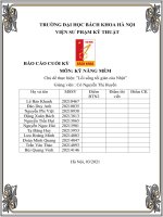 BÁO cáo CUỐI kỳ môn kỹ NĂNG mềm chủ dề  lối sống tối giản của nhật 