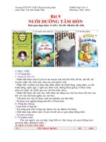 TV6  21 22 BÀI 9 NUÔI DƯỠNG TÂM HỒN.  Sách: Chân trời sáng tạo  Ngữ văn lớp 6