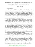 (SKKN CHẤT 2020) bồi dưỡng đội ngũ giáo viên nhằm nâng cao chất lượng cho trẻ làm quen với toán trong trường mầm non 