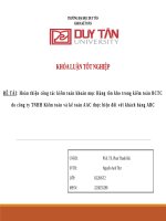 SLIDE HOÀN THIỆN CÔNG tác KIỂM TOÁN KHOẢN mục HÀNG tồn KHO TRONG KIỂM TOÁN BCTC DO CÔNG TY TNHH KIỂM TOÁN và kế TOÁN AAC THỰC HIỆN đối với KHÁCH HÀNG ABC