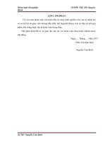 cdtn đo LƯỜNG sự hài LÒNG của NHÂN VIÊN tại CÔNG TY cổ PHẦN LOGISTICS PORTSERCO 