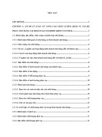 NÂNG CAO CHẤT LƯỢNG DỊCH vụ tại bộ PHẬN NHÀ HÀNG của KHÁCH sạn BAMBOO GREEN CENTRAL