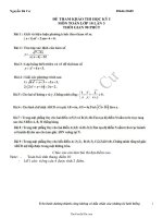 Đề tham khảo thi học kỳ I môn Toán lớp 10 lần 328780