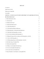 Giải pháp nhằm nâng cao chất lượng phục vụ của bộ phận lễ tân tại khách sạn moonlight