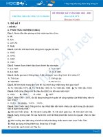 Bộ 5 đề thi HK1 môn Lịch sử 9 có đáp án năm 2021-2022 Trường THCS Lương Văn Chánh