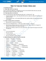 Tính từ thái độ trong Tiếng Anh