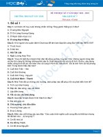 Bộ 5 đề thi HK1 môn Lịch sử 7 có đáp án năm 2021-2022 Trường THCS Lê Văn Tám