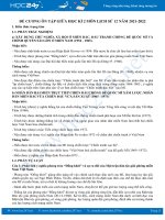 Đề cương ôn tập giữa HK2 môn Lịch Sử 12 năm 2021-2022