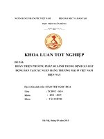 Hoàn thiện phương pháp so sánh trong định giá bất động sản tại các NHTM ở Việt Nam hiện nay - Khoá luận tốt nghiệp 242