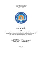 Phân tích khái quát tình hình tăng trưởng kinh tế của việt nam trong 5 năm gần đây và nêu một số chính sách kích cầu của chính phủ việt nam nhằm tăng trưởng kinh tế trong giai đoạn này