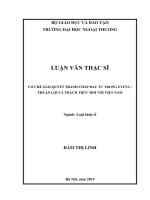 (LUẬN văn THẠC sĩ) cơ chế giải quyết tranh chấp đầu tư trong evfta  thuận lợi và thách thức đối với việt nam 