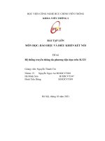 BÀI tập lớn môn học báo HIỆU và điều KHIỂN kết nối đề tài hệ thống truyền thông đa phương tiện dựa trên h 323 