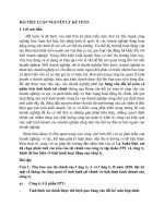 TIỂU LUẬN phân tích các báo cáo tài chính của công ty tập đoàn FPT và công ty bánh để tìm hiểu về tình hình hoạt động của công ty