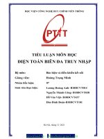 TIỂU LUẬN môn học điện TOÁN BIÊN đa TRUY NHẬP giới thiệu MEC và các khái niệm liên quan 