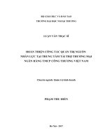 (LUẬN văn THẠC sĩ) hoàn thiện công tác quản trị nguồn nhân lực tại trung tâm tài trợ thương mại   ngân hàng TMCP công thương việt nam 
