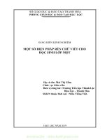 (SKKN mới NHẤT) SKKN một số biện pháp rèn chữ viết cho học sinh lớp một 