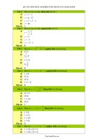 40 câu hỏi trắc nghiệm ứng dụng của đạo hàm33569