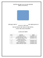 MÔN HỌC NHỮNG QUY ĐỊNH CHUNG VỀ TRƯỜNG ĐẠI HỌC LUẬT TP. HỒ CHÍ MINH KHOA LUẬT DÂN SỰ  TÀI SẢN VÀ THỪA KẾ BÀI TẬP THÁNG THỨ NHẤT(VẤN ĐỀ CHUNG)