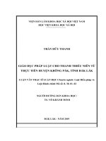 (LUẬN văn THẠC sĩ) đảm bảo QUYỀN CON NGƯỜI TRONG HOẠT ĐỘNG xét xử của tòa án NHÂN dân từ THỰC TIỄN TỈNH đắk NÔNG 