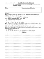 Kiểm tra hình học tiết 28 lớp 6 đề số 240537