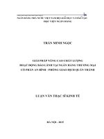 0211 giải pháp nâng cao chất lượng hoạt động bảo lãnh tại NHTM CP an bình   phòng giao dịch quán thánh luận văn thạc sỹ kinh tế