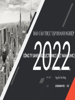 Slide Báo cáo thực tập tốt nghiệp samsung svmc