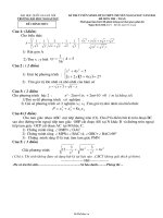 Đề thi tuyển sinh lớp 10 THPT chuyên ngoại ngữ năm 2011 đề môn thi: Toán42417