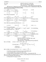 Kiểm tra học kỳ I lớp 9 môn: Toán (phần trắc nghiệm và tự luận)36320