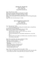 Đề kiểm tra thi học kì II môn: công nghệ 6 năm học: 2008 – 200937331