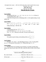 Đề thi tuyển sinh lớp 10 THPT chuyên Bắc Giang năm học: 2007  2008 môn thi: Toán42398