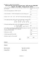 Đề thi giải toán nhanh trên máy tính Casio THCS năm học 20082009 (TP Hồ Chí Minh)36328
