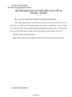 Đề thi khảo sát học sinh giỏi môn văn lớp 12 thời gian : 180 phút41406