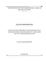0804 nâng cao chất lượng dịch vụ NH bán lẻ tại NHTM CP đầu tư và phát triển việt nam   chi nhánh thái nguyên luận văn thạc sỹ kinh tế