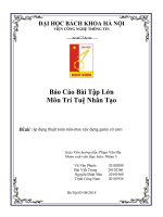 Báo cáo bài tập lớn môn trí tuệ nhân tạo đề tài  áp dụng thuật toán min max xây dựng game cờ caro 