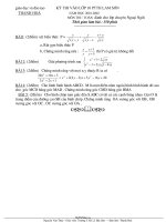 Đề thi vào lớp 10 PTTH Lam Sơn Thanh Hoá năm học 20012002 môn thi: Toán (dành cho lớp chuyên ngoại ngữ)43877