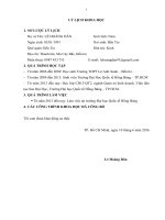 (LUẬN văn THẠC sĩ) phát triển du lịch làng nghề tại bến tre 