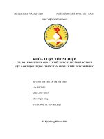 Giải pháp phát triển cho vay tiêu dùng tại ngân hàng thương mại cổ phần việt nam thịnh vượng   trung tâm cho vay tiêu dùng miền bắc,khoá luận tốt nghiệp