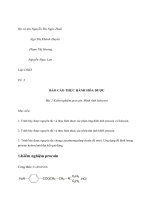 BÁO cáo THỰC HÀNH hóa dược bài 2kiểm nghiệm procain  định tính lidocain