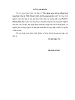 (LUẬN văn THẠC sĩ) xây dựng quan hệ lao động lành mạnh tại công ty viễn thông unitel, tỉnh luangnamtha, lào 