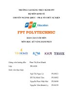 BÁO cáo môn học kỹ NĂNG đàm PHÁN TỔNG QUAN về DOANH NGHIỆP và GIỚI THIỆU đoàn đàm PHÁN công ty cổ phần vinhome 