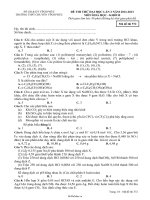 Đề 4 thi thử đại học lần 2 năm 20122013 môn hoá học  khối b thời gian làm bài: 90 phút (không kể thời gian phát đề)45364