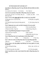 ĐỀ THAM KHẢO GIỮA kì II địa lí 9 