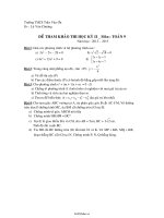 Đề tham khảo thi học kỳ II môn : toán 9 năm học : 2012 – 201344658