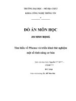 Tìm hiểu về Pfsense và triển khai thử nghiệm một số tính năng cơ bản