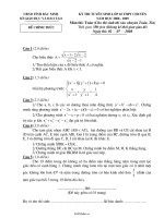 Đề thi tuyển sinh lớp 10 THPT chuyên môn thi: Toán (cho thí sinh thi vào chuyên toán, tin)44252