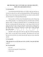 SKKN BIỆN PHÁP DẠY HỌC TRỰC TUYẾN HIỆU QUẢ CHO HỌC SINH LỚP 2